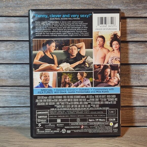 Friends with Benefits dvd Movie Comedy Romance - Picture 2 of 5